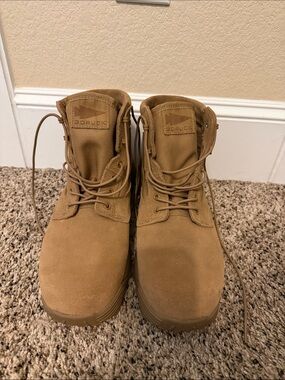 Men’s GORUCK Tan Suede Lace-Up Tactical Boots